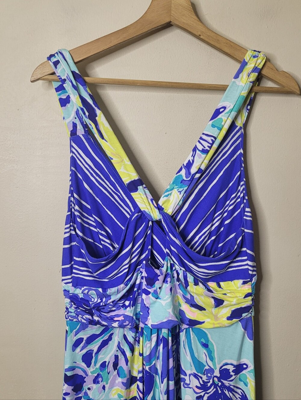 Lilly Pulitzer Hadley Dress In Indigo Ylang Ylang Love Size L NWT - Picture 9 of 14